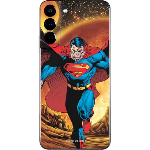 DC Comics Superman Action Pose Art By Jim Lee Galaxy S22 Plus Skin